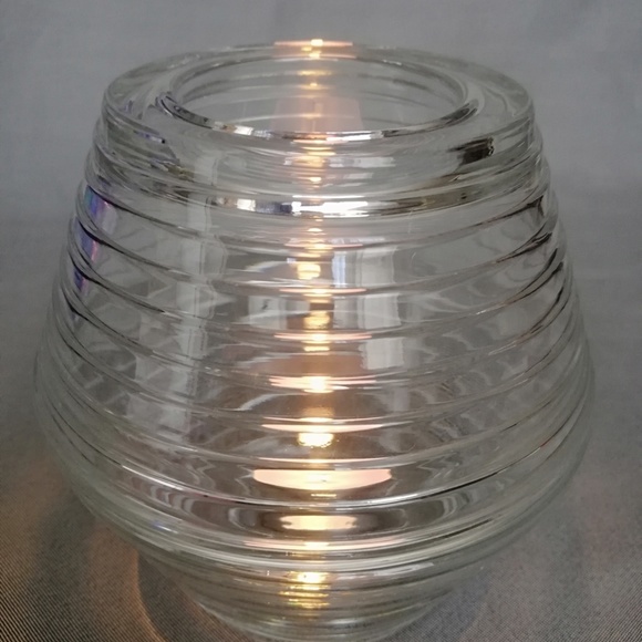 1990s Anchor Hocking Fairy Lamp Anchor Hocking Park Avenue Candle Lamp - Picture 4 of 6